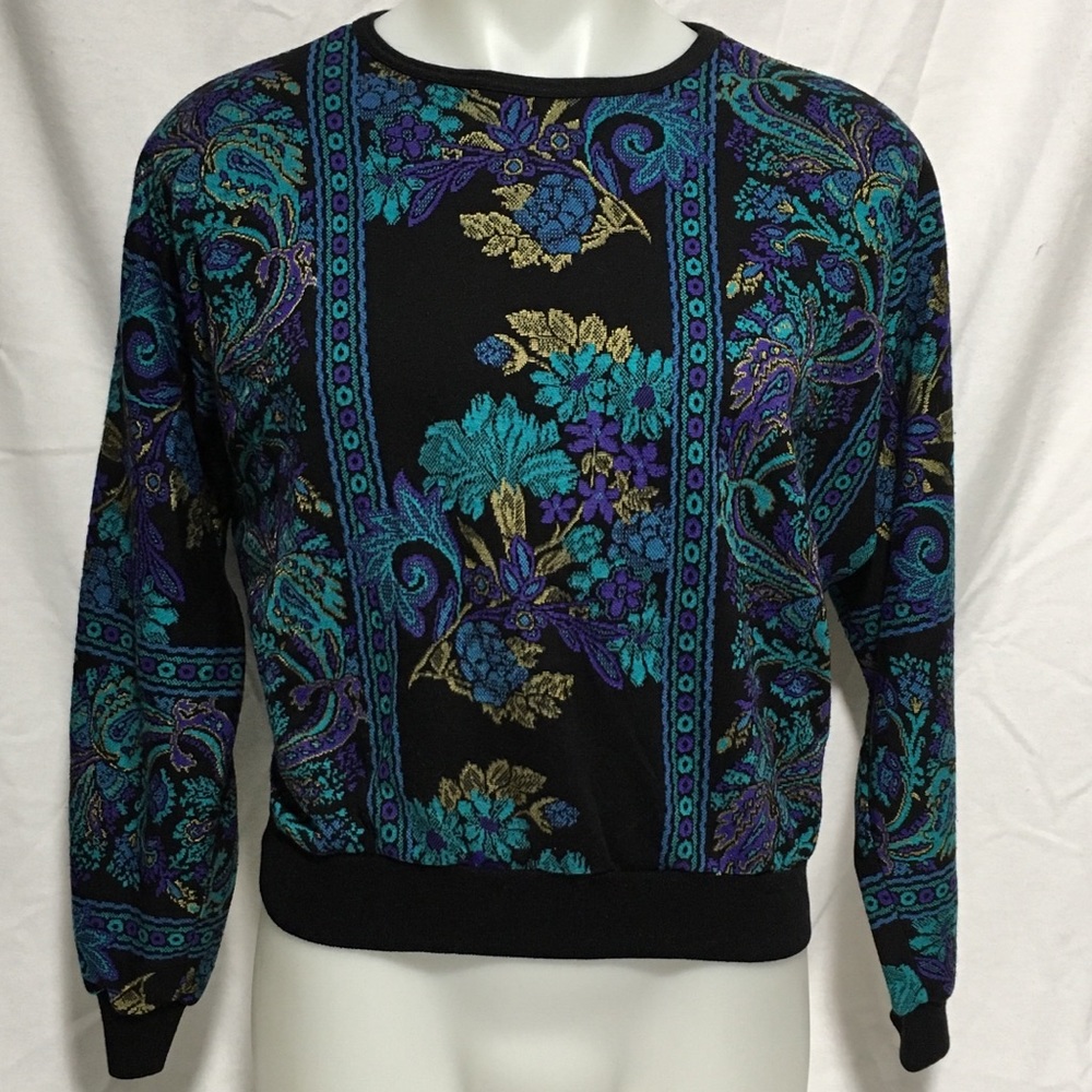 Victorian Floral Pullover
